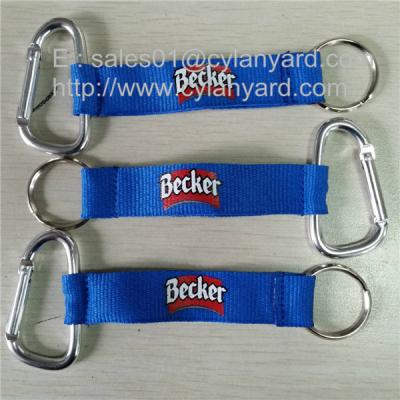 China Camping carabiner wrist strap lanyards, functional camping carabiner lanyards, for sale