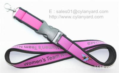 China Sublimated neoprene neck lanyard with merrow from China lanyard factory for sale