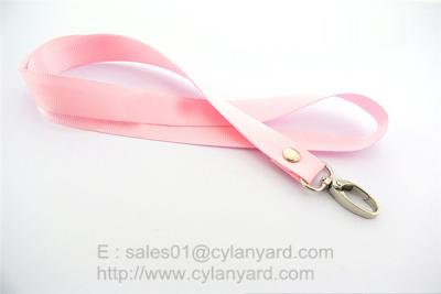 China Nylon badge holder lanyards factory China, wholesale print nylon id badge ribbons for sale