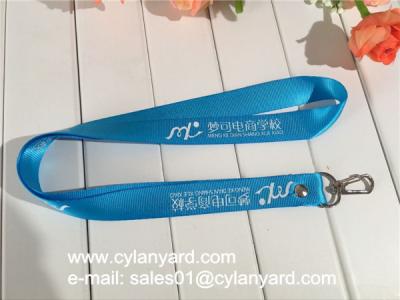 China Custom Designed Nylon Lanyard with logo print, Marketing Nylon Ribbon wholesale for sale