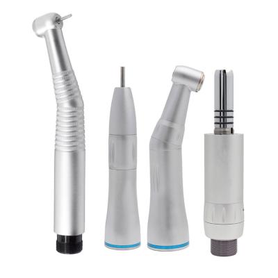 China Inner Dental Waterjet Handpiece Low Speed ​​Set With Counter Angle&Straight Motor Handpiece & Air 2/4Holes/3 Waterjet High Speed ​​Handpiece Kit for sale