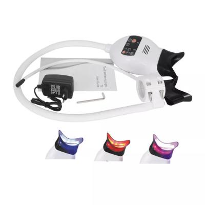 China For Commercial Dental Portable 3 Color Chair Instrument Whitening Teeth Whitening Machine LED System Light Teeth Whitening Lamp for sale