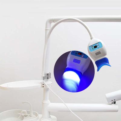 China For EXPO Commercial SUPER SEVEN Dental Blue Color Instrument Portable Teeth Whitening Machine LED System Light Teeth Whitening Lamp for sale