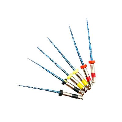 China Niti SUPER EXPO 25MM 25# 40#50#Endodontic Dental Blue niti Rotary Files SEVEN Drill Burs Door Drills Dentist Endo Materials For Dentist for sale