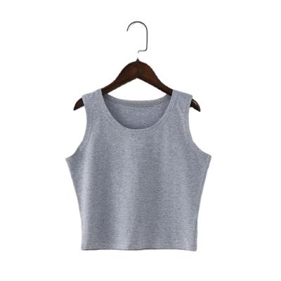 China Harajuku Custom O Neck Women's Anti-Pilling Sleeveless Tank Top for sale