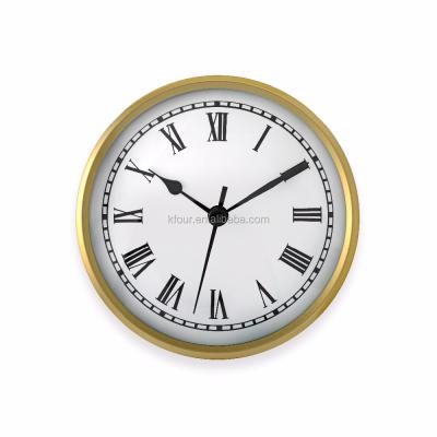 China Decoration Clock Inserts/Clock Fit-UPS/Clock Head Dia.108mm (4 1/4 Inch) With Aluminum Bezel And Glass Lens Model MT108GWR for sale