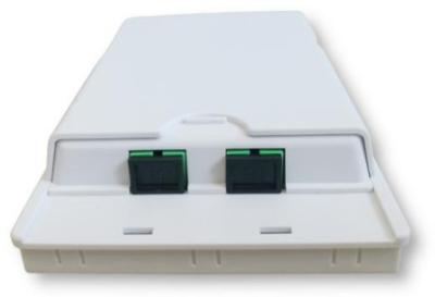 China 2 Ports Optical Termination Outlet Box For SC Simplex Or LC Duplex for sale