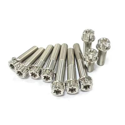 China Industry Customized Grade 5 Din 6921 M6 M7 M14 Torx Flange Bolts M19 Titanium Hex Flange Head Bolt for sale