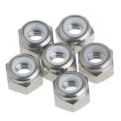 China Heavy Industry M8 M3-M18 Nylon DIN 985 Hex Head Insert Lock Nut Titanium for sale