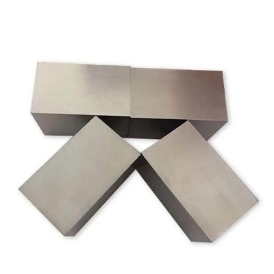 China Desktop Hot GR2 Gr5 Forged Titanium Rod Titanium Square Cube Block for sale