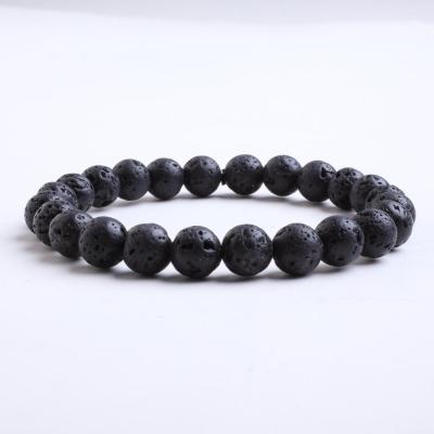 China Fashionable Wholesale Spiritual Women Stretch Crystal Natural Stone Mens Unisex Bead Bracelet for sale