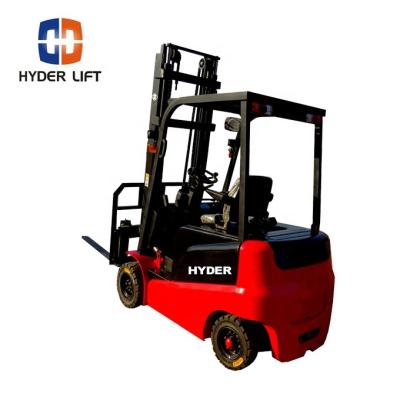 China Building Material Stores HYDER Factory 3T Lift Height 3M to 6M Electric Forklift Electric Stacker Warehouse Pallet Stacker for sale