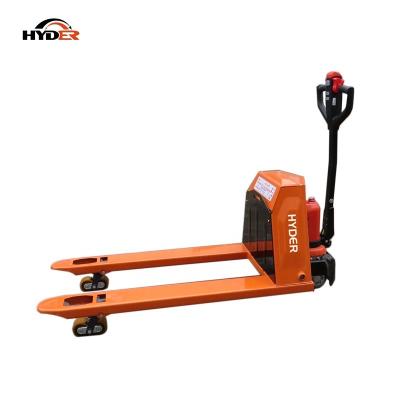 China Garment Shops 2021 Hot Sale 2021 Full Electric Battery Powered Small Pallet Truck Heavy Capacity With Good Price for sale