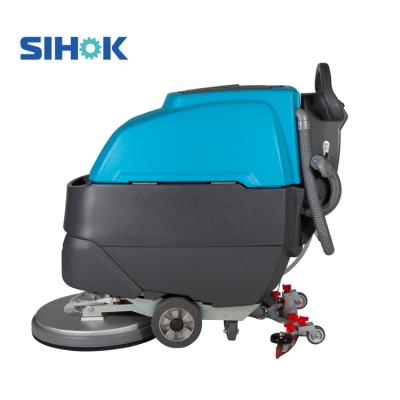 China Hot Sale Supermarket Cleaning Machine Floor Scrubber Cleaning Use Walk Behind Floor Scrubber (SFS-20) for sale