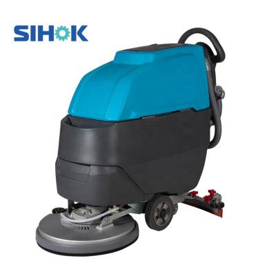 China Low Noise Floor Scrubber Hand-push Machine Floor Rubbing Scrubber Scrubber Used For Supermarket for sale