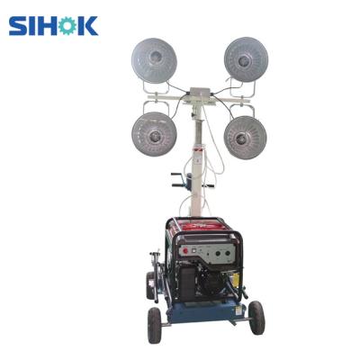 China Sports Stadiums 400wattx4 Diesel Generator Portable Outdoor Light Tower (SLT-400B) for sale