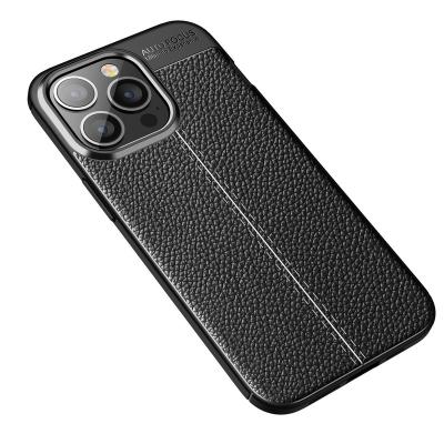 China Dermatoglyph Accessories Luxury Skin Shockproof Pattern Cell Phone Leather Phone Case For iPhone 13 12 11 pro max for sale