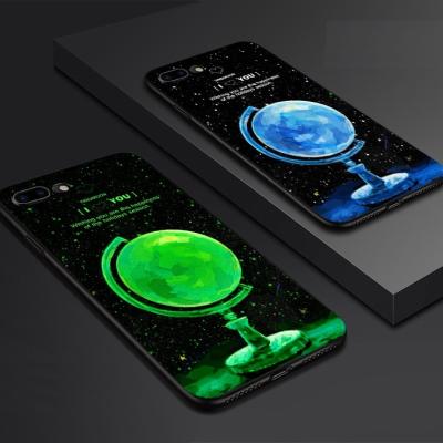 China Fashionable New Design Luminous Phone Case For Apple iPhone8 Plus Fluorescent Back Cover for sale