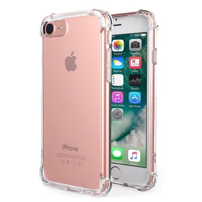 China Fashionable Soft Shockproof Anti Knock TPU Cover Transparent Clear Device Case For iPhone X 5 5s Se 6 6s 7 8 plus for sale