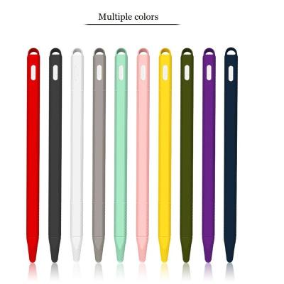 China Eco-friendly Silicone Sleeve For New Apple Pencil 2nd Grip Skin Cover Holder for sale