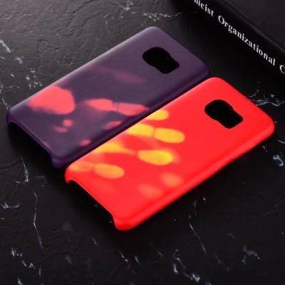 China Fashionable Fluorescent Induction Heat Sensor Thermal Case For Galaxy S8 Magic Color Changing Back Case, for sale