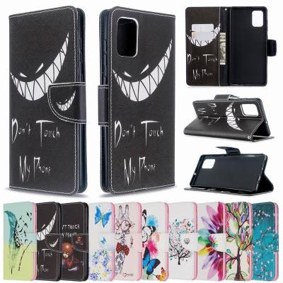 China Fashionable PU Leather Flip Folio Wallet Case for Samsung Galaxy A71 for sale