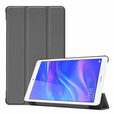 China Eco-friendly Triple Flip Cover For Huawei MediaPad T5 8 PU Stand Tablet Leather Case for sale