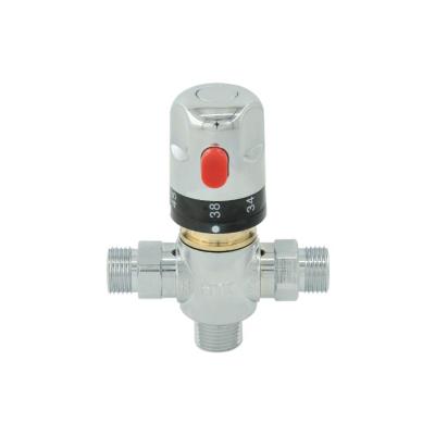 China New Design Slide Bar Brass Shower Solar Electric Thermostatic Mixing Valve Hot Water Mixing Valve Without Mixing Valve for sale