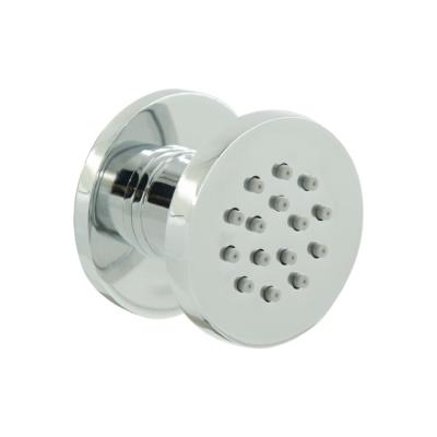 China No Needles Hot Selling Shower Spray Jet Round Adjustable Solid Brass Massage Shower Body Spray for sale