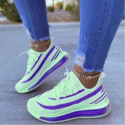 China Fashion Trend Running Shoes Design Women Net Sneaker Fabric Running Shoes For Women Mesh Sneakers Breathable for sale