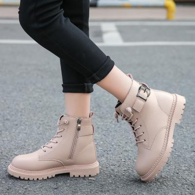 China Latest Fashion Children's Bare Boots Fashion Lightweight Woven Kids Boots Luxury Rubber Sole Designer for sale