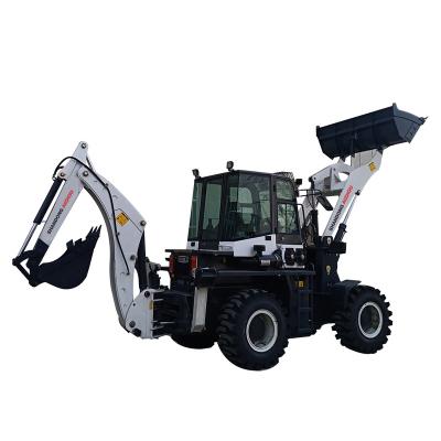 China Earth Manufacturer 4x4 Backhoe Loader Retroexcavadora China Movable Wheel Mini Excavator Backhoe Loader for sale