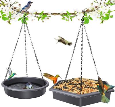 China Outdoor Plastic Hanging Station Tray Bowl Wholesale And Drinker Auto Window Metal Wild Pet Bird Water Food Poultry Feeder Small for sale