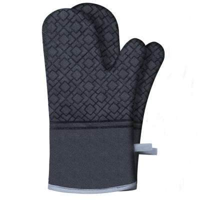 China Sale Cotton Oven Mitts Oven Gloves Heat Traditional Warm Resistant Professional Kitchen Thickening Cotton Oven Gloves For Kitchen Cooking Baking for sale