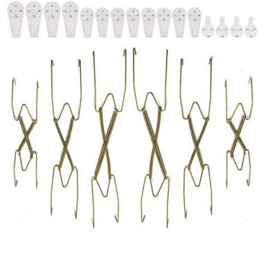 China Pro Viable Metal Wire Dish Hangers 20-37cm Dish Inches Decorative Coffee Kitchen Hangers Kaveh Kanes Use Bar Decor for sale