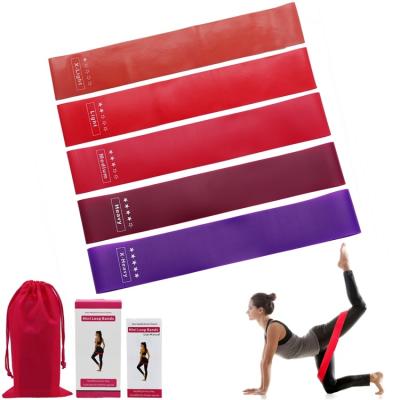 China Keep Fit Resistance Exercise Bands Set, Home Gym, Yoga Or Pilates Workout, Resistance Loops Hip Thigh Glute Bands Non Slip Fabric, Elastic for sale