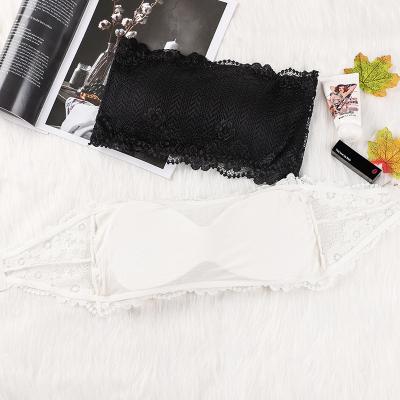 China Sustainable Lace Sexy Underwear Bottoming With Chest Wholesale Cheap Fashion Girl Sleeveless Tube Top for sale