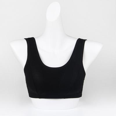 China Sustainable Women Large Bra Modal Comfortable Fixed Cotton Cup Underwear Sports Vest Manufacturer Wholesale for sale