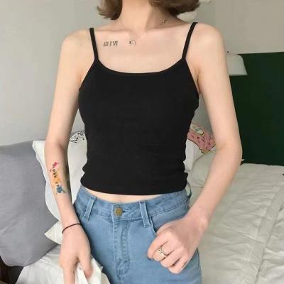 China Sustainable Dafus Modal Solid Color Bottoming Shirt New Korean Trend All-match Women Camisole for sale