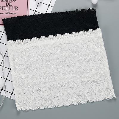 China Sustainable Dafusi One-word Wrap Lace Wrap Chest Mid-length Bottoming Anti-glare Underwear Women Wholesale Manufacturers for sale