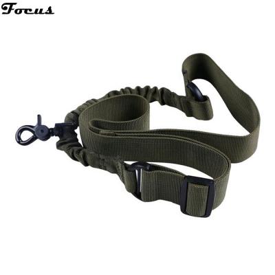 China Wholesale Tactical One Point Sling Rifle Airsoft Sling Strap Lanyard Swivel Hook For One Point Outdoor Hunting Military Sling for sale