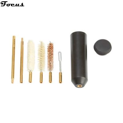 China 7pcs 7pcs Hunting Tactical Airsoft Rifle Gun Sweep .38 .357 9mm Gun Tube Cleaner Kit Tool for sale