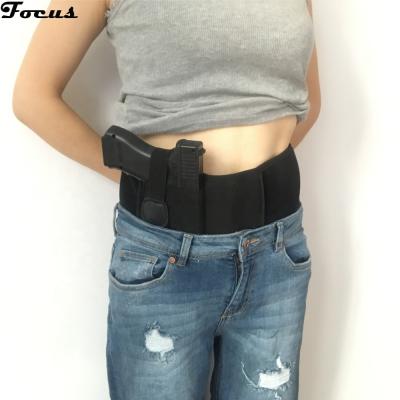 China +Nylon Elastic Neoprene Wholesales Neoprene Belly Band Concealed Gun Holster Right Hand For Pistol Glock Firearm for sale