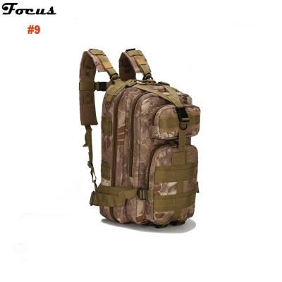 China 25L Waterproof Hiking Outdoor Sports Bag Camouflage Military Tactical Backpack Trekking Rucksack for sale