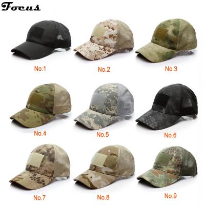 China Men's and women's breathable mesh factory price sports fire pit hat mesh condor baseball cap tactical hat for sale