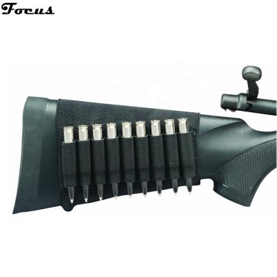 China 9 Cartridge Ammo Bullet Pouch Wholesales Factory Price Tactical Elastic Rfile Buttstock Shell Cartridge Holder 9 Cartridge Ammo Bullet Pouch for sale