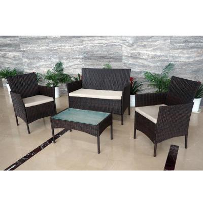 China Best Selling Outdoor Outdoor Wholesale Pe Patio Garden Chair Set for sale