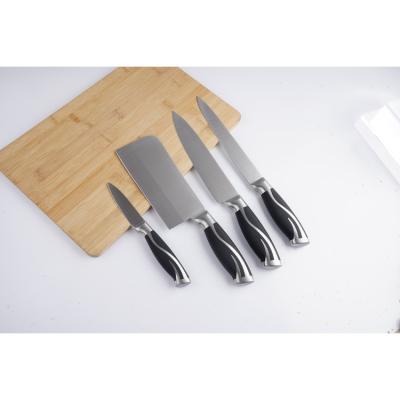 China Sustainable High Quality Kitchen Cutting Tools Stainless Steel Four-piece Kitchen Knife Set for sale