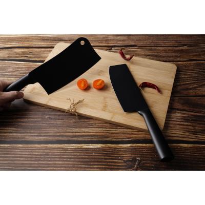 China Factory sales promotion workable multifunctional black stainless steel knife set for sale