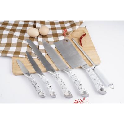 China Factory Sales Promotion Sustainable Home Kitchen Six-Piece Set Stainless Steel Knife for sale